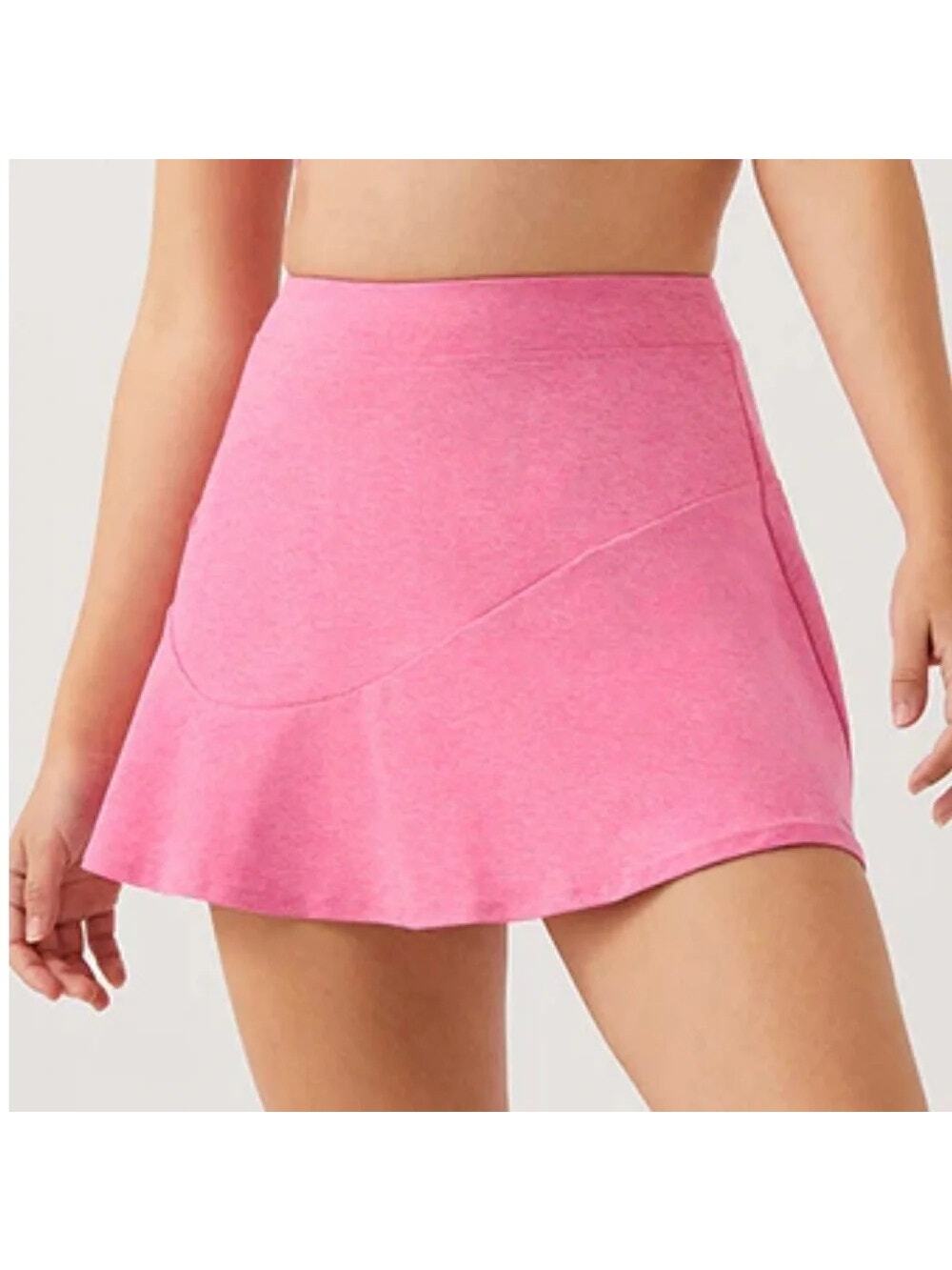 Outdoor Voices Par 3 Athletic Skort Size Large Pink Lined Tennis Pickleball Golf